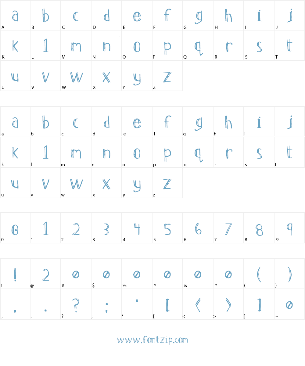 Resurgence Font Character