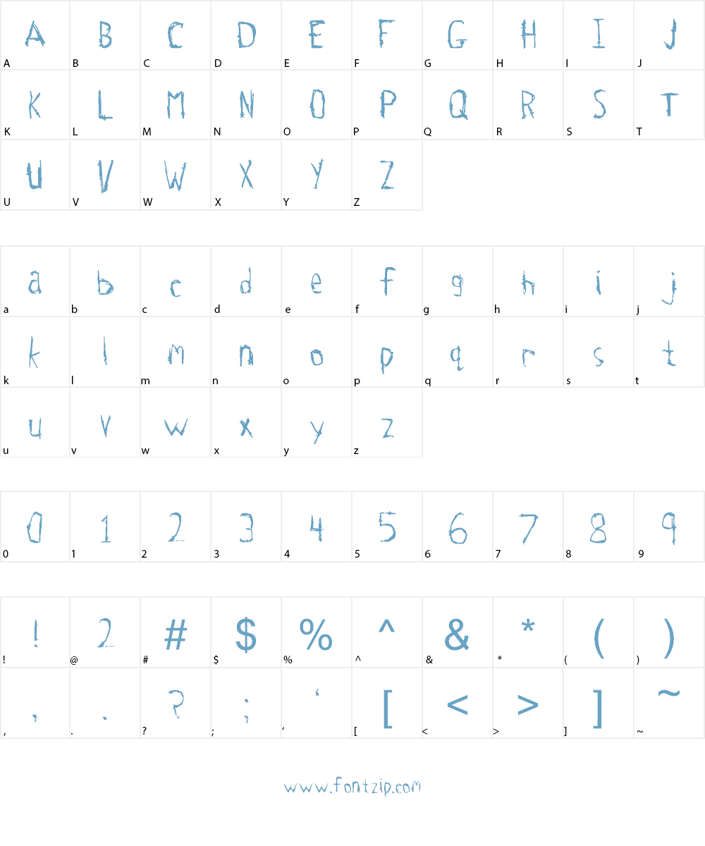 Tetanus Font Character