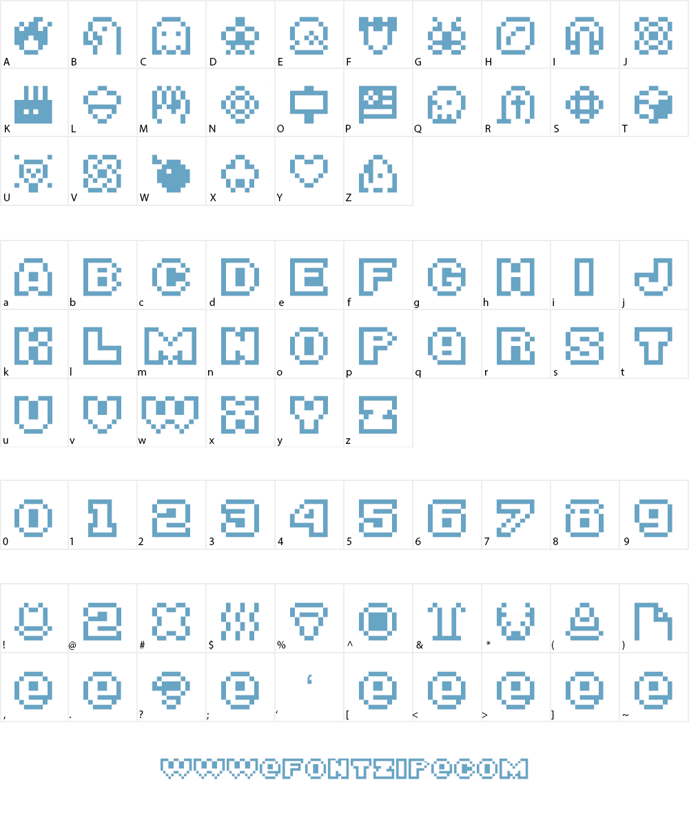 BITSY Font Character