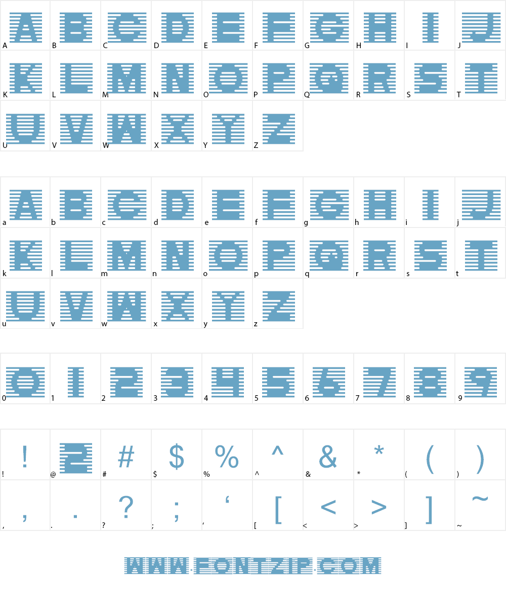 Gleamie Font Character