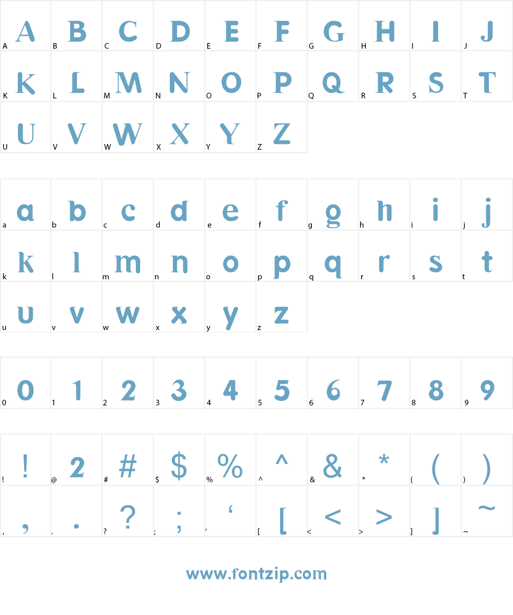 Halvar Font Character