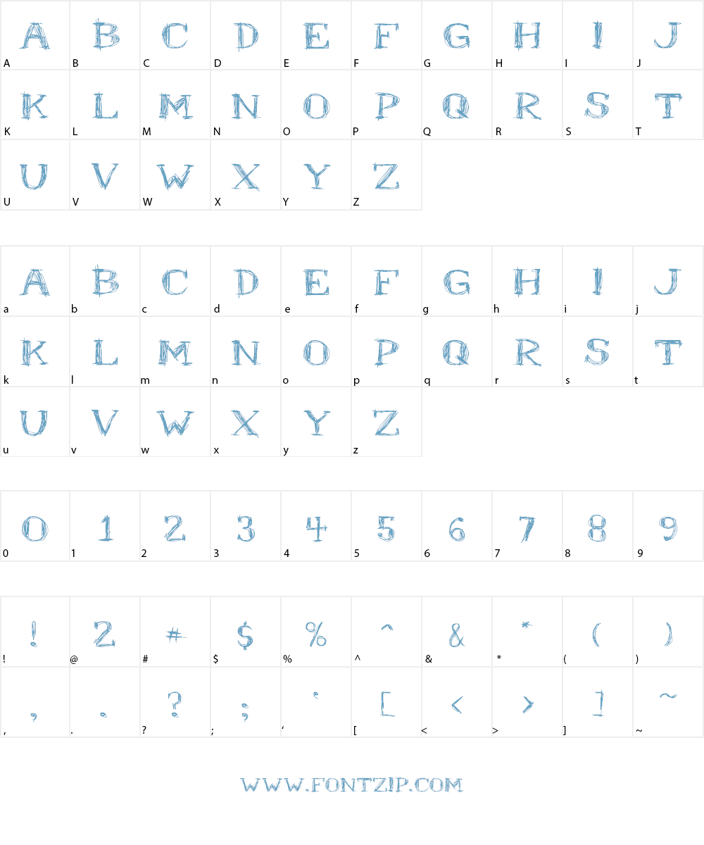 Mr.B Font Character