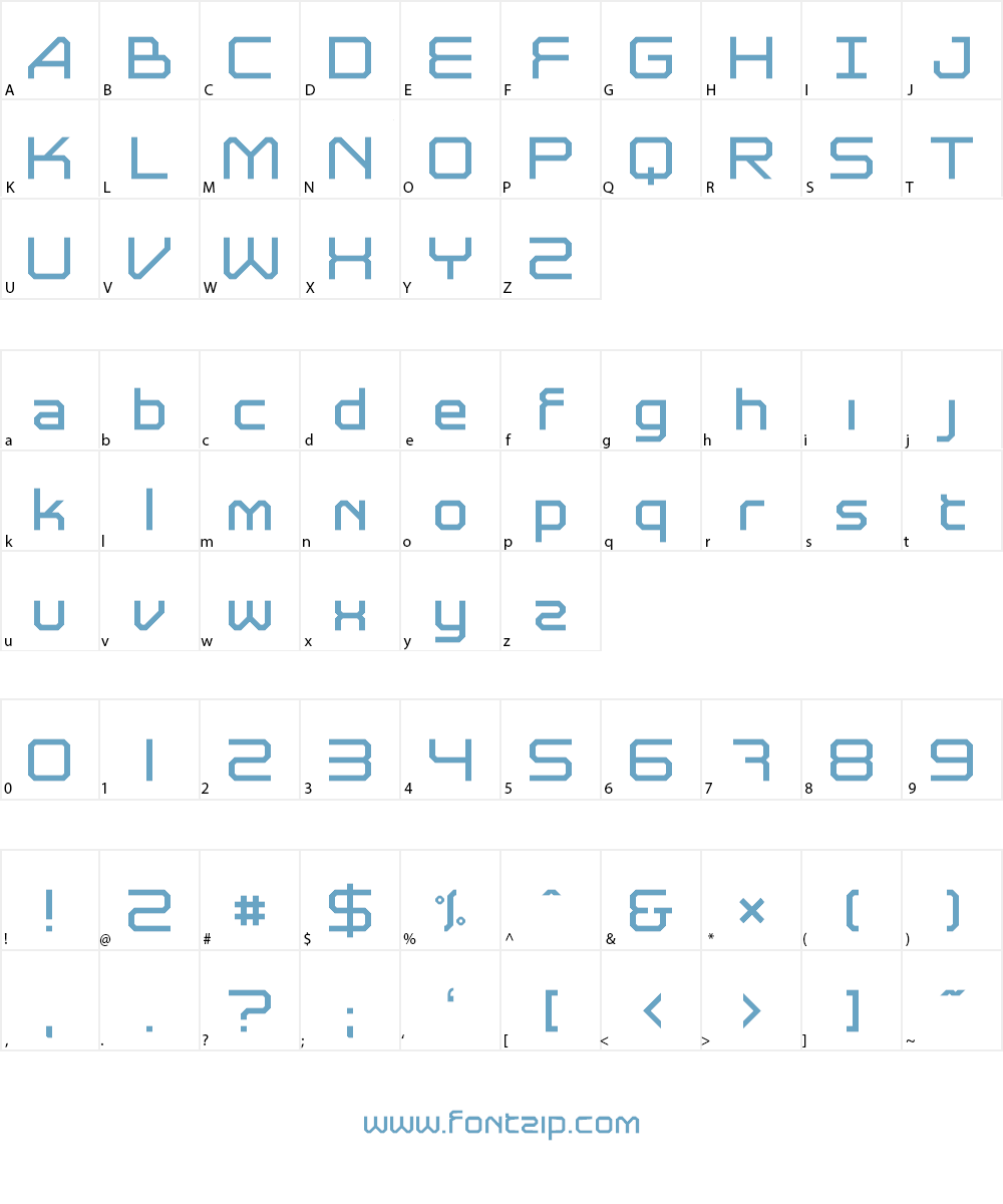 Astrolyte Font Character