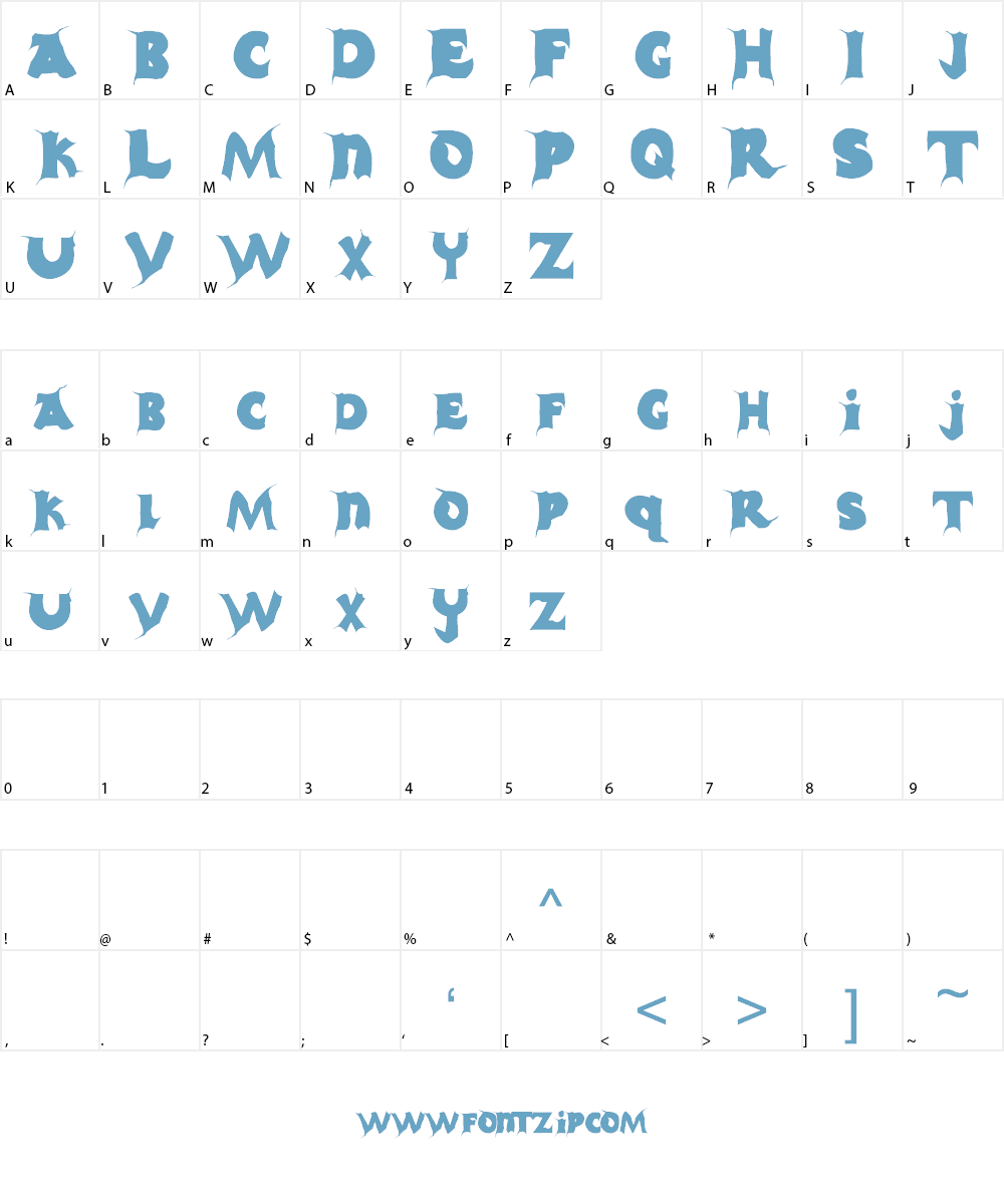 Casper Font Character
