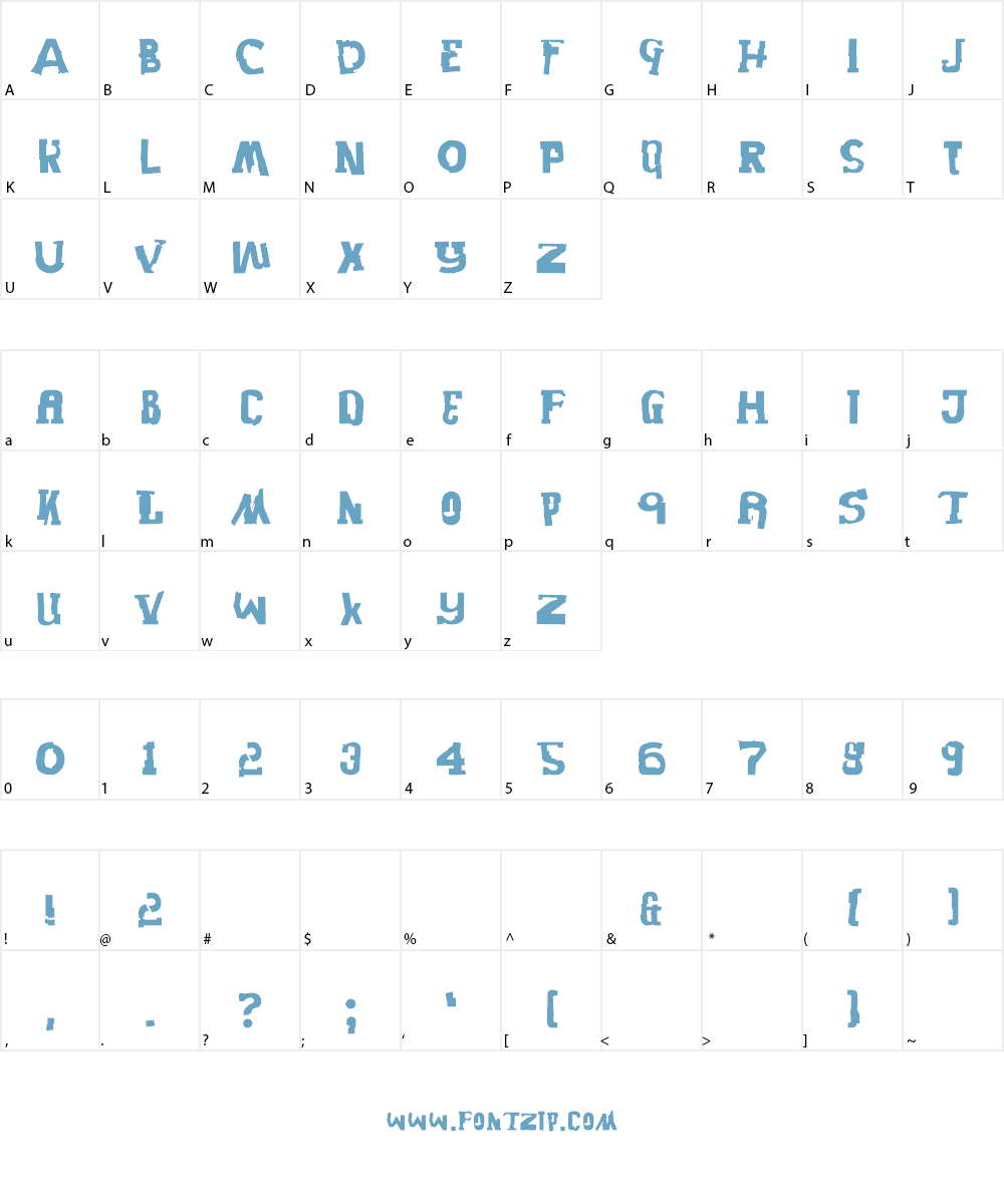 Pirates Font Character