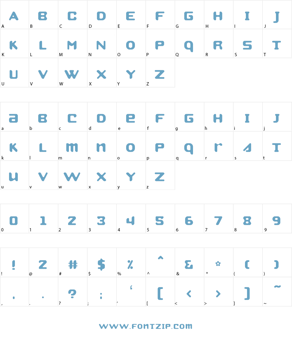 Strobo Font Character