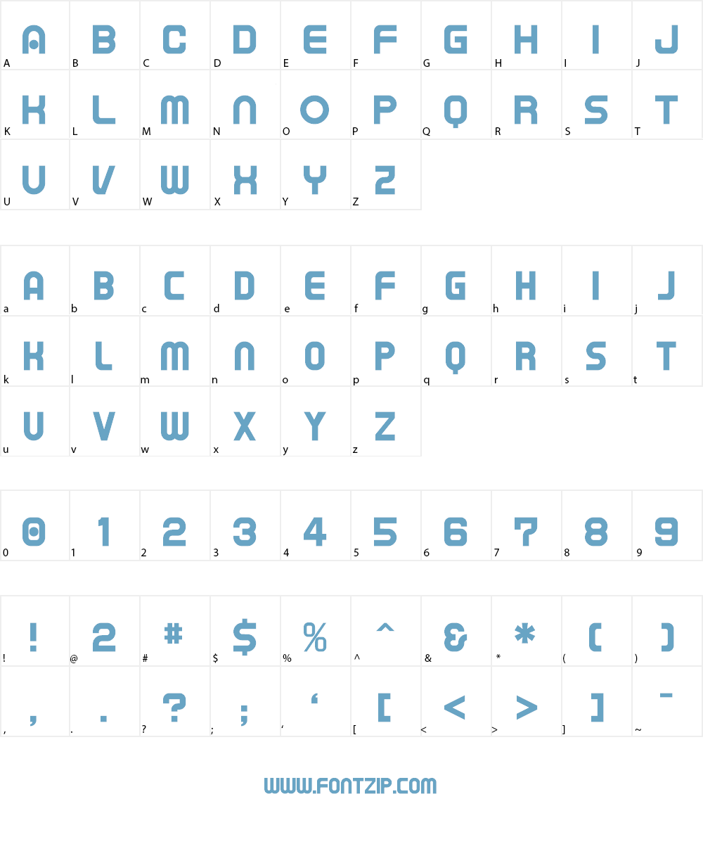 TAPEMAN Font Character