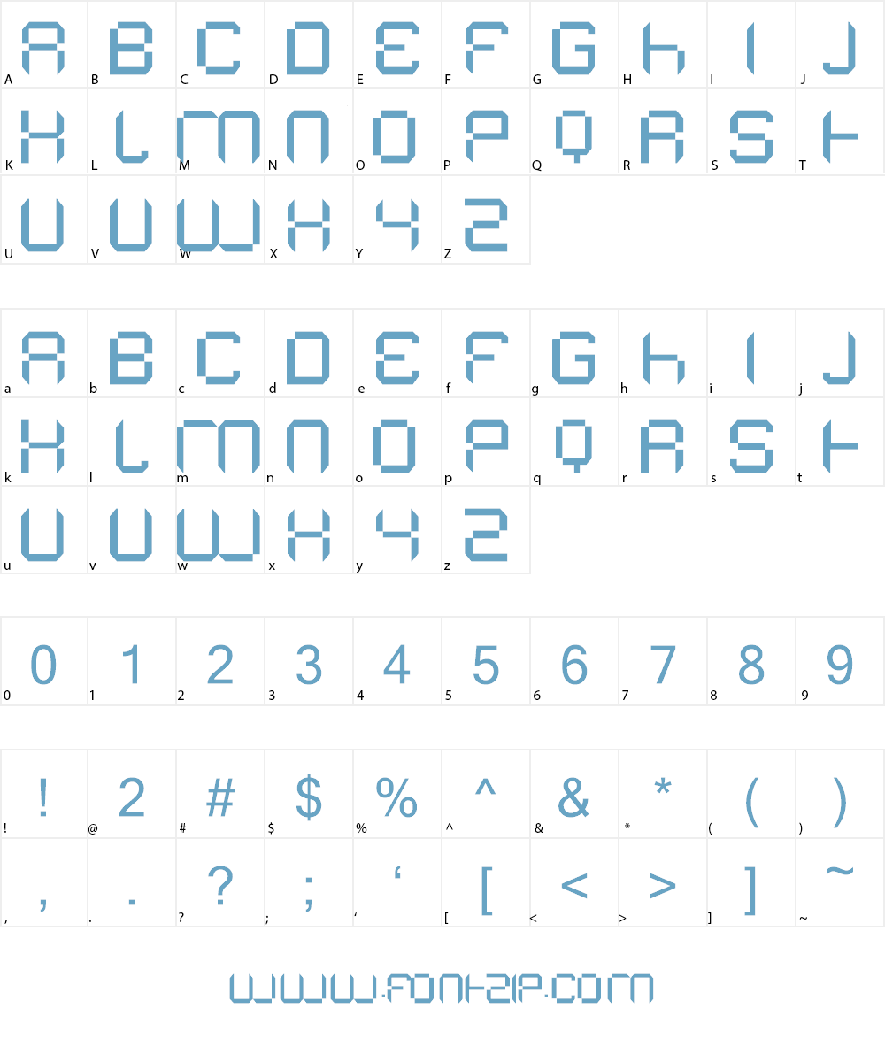 AKEI Font Character