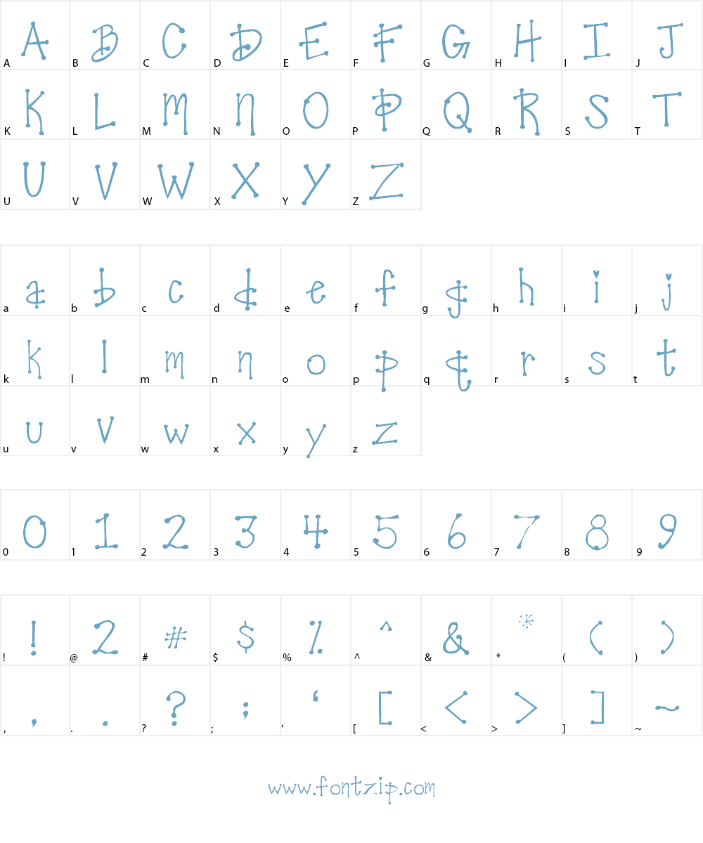 CoolDots Font Character
