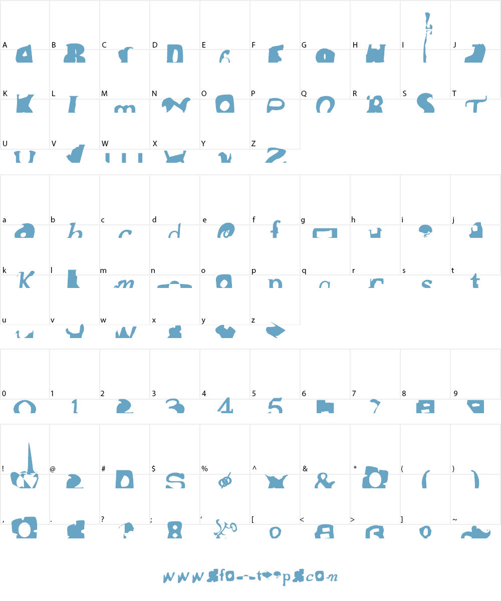 crumbs Font Character
