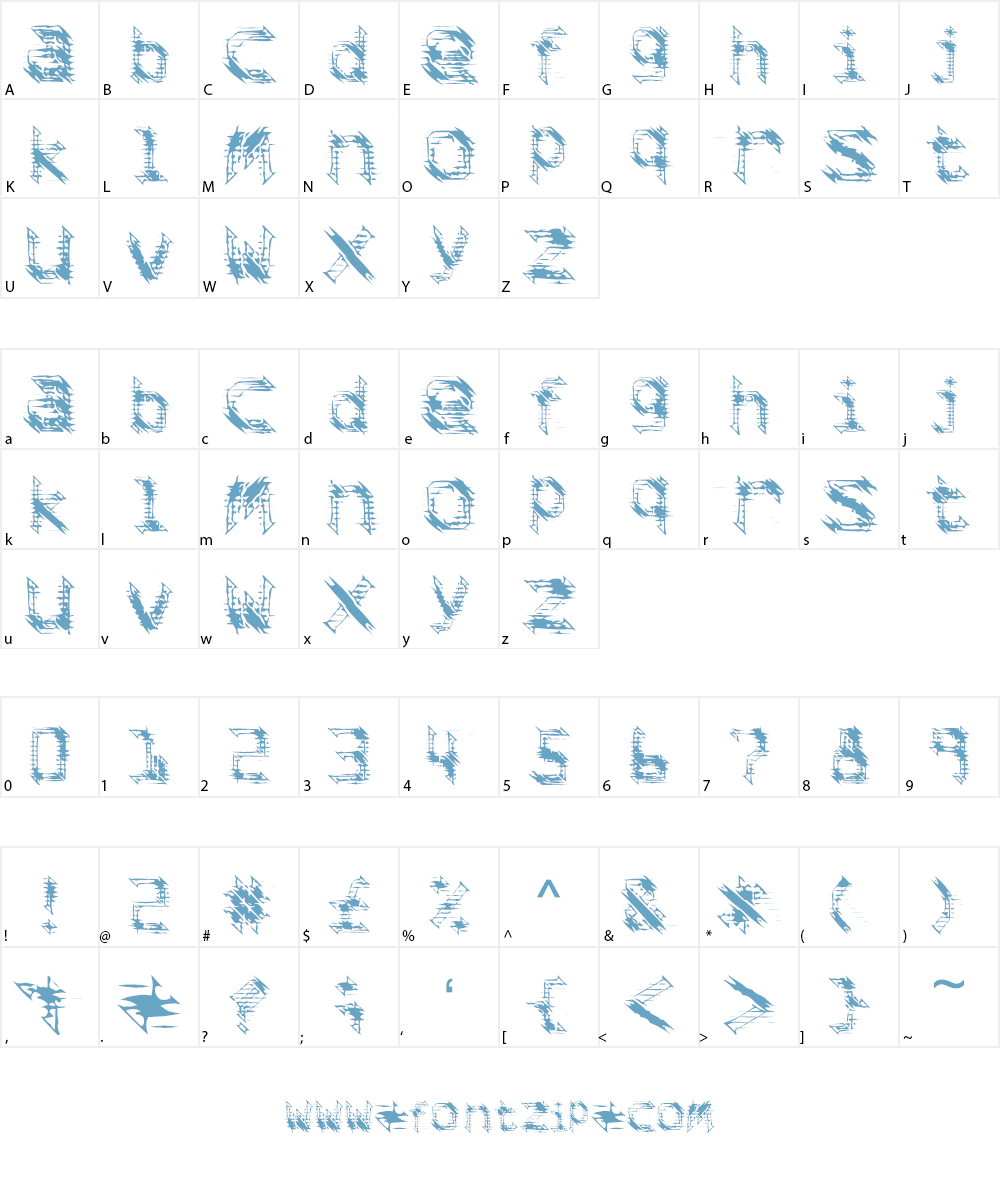 frag Font Character