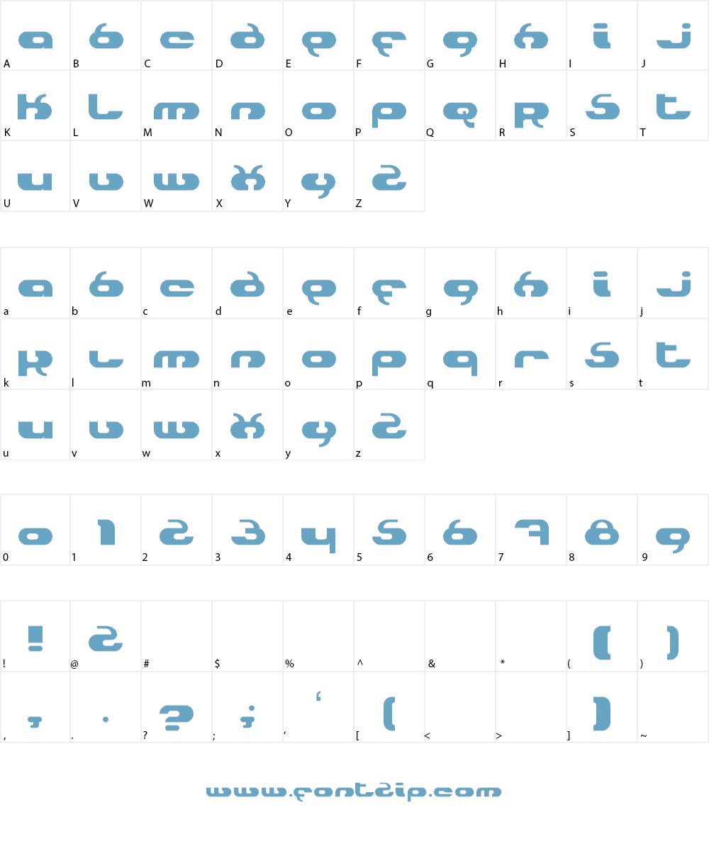 Hydro Font Character