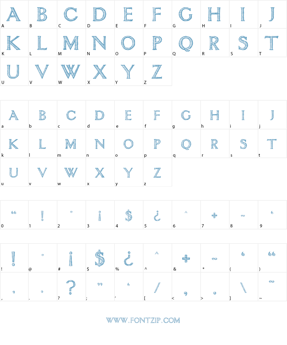 intimacy Font Character