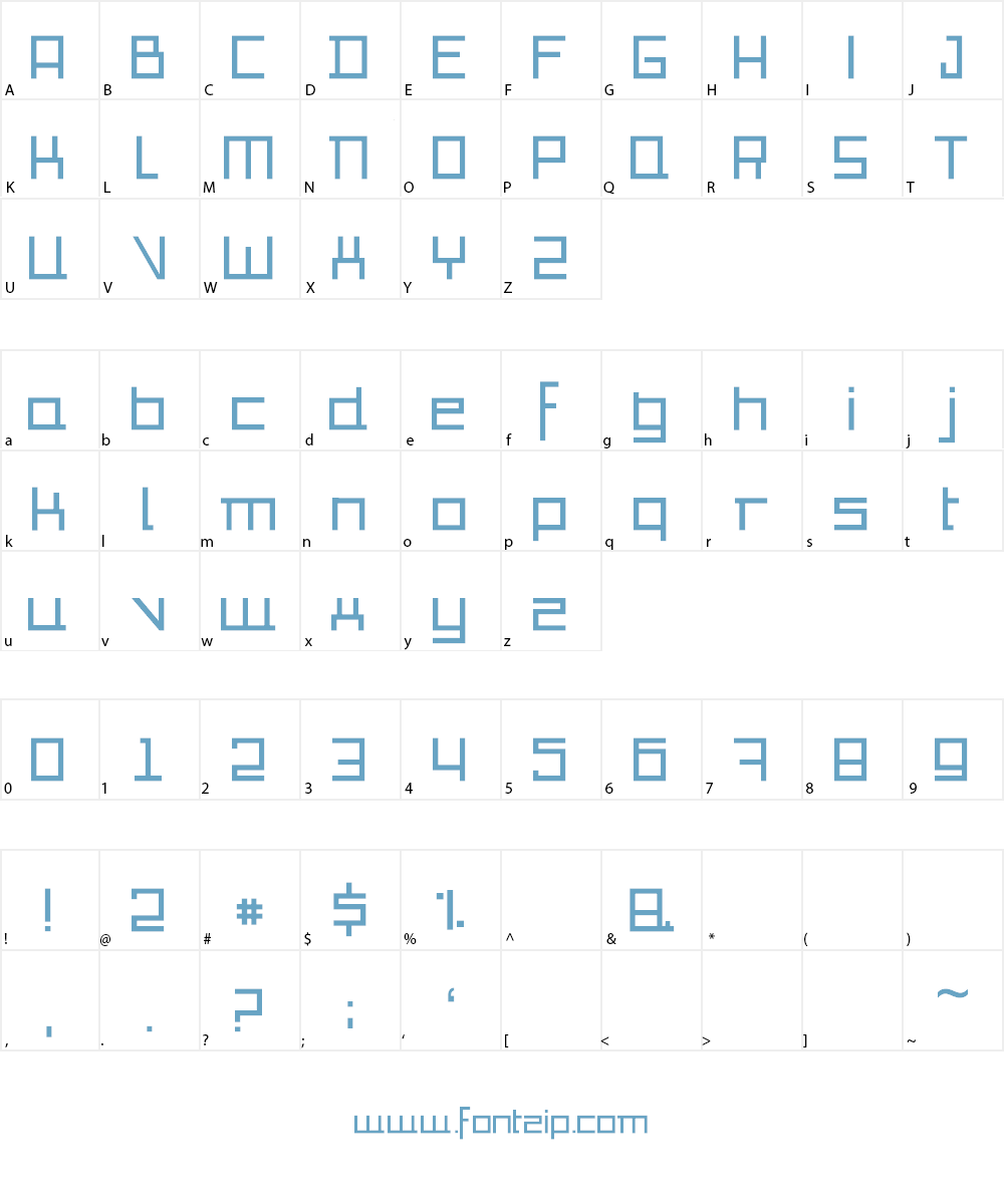 io Font Character