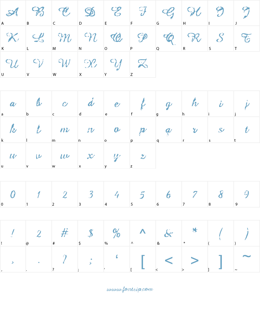 Issac Font Character
