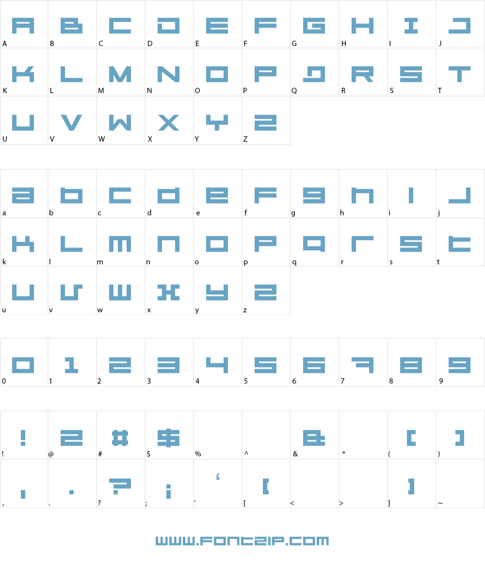 Megaton Font Character