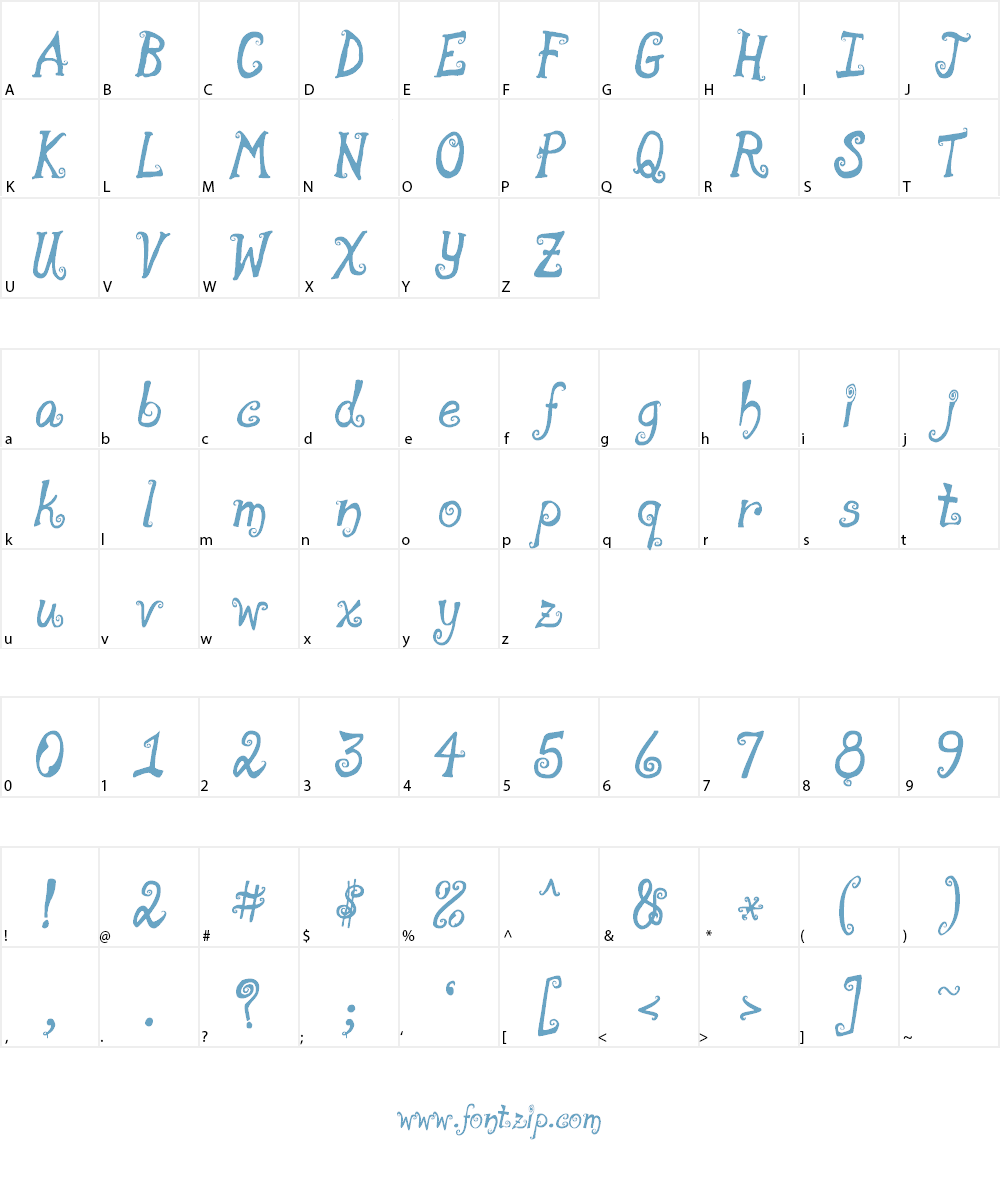 moonpie a la monde Font Character