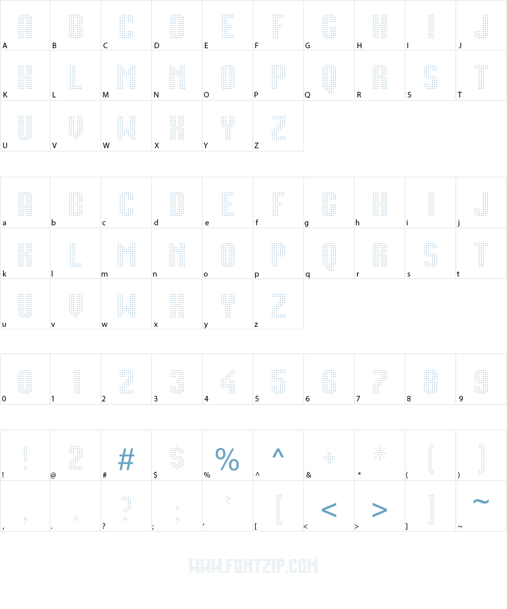 Movie Star Font Character
