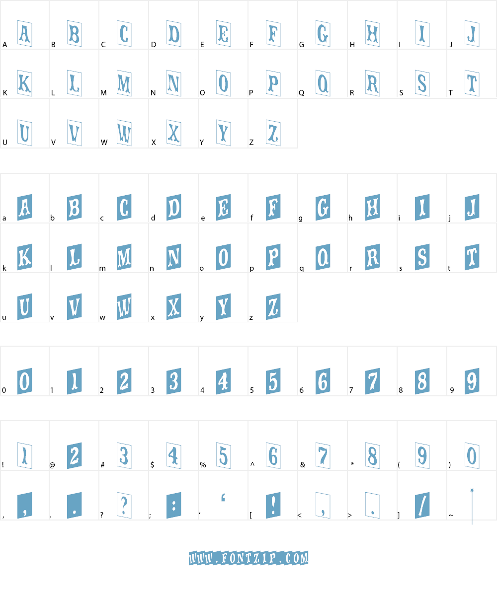 movieola Font Character