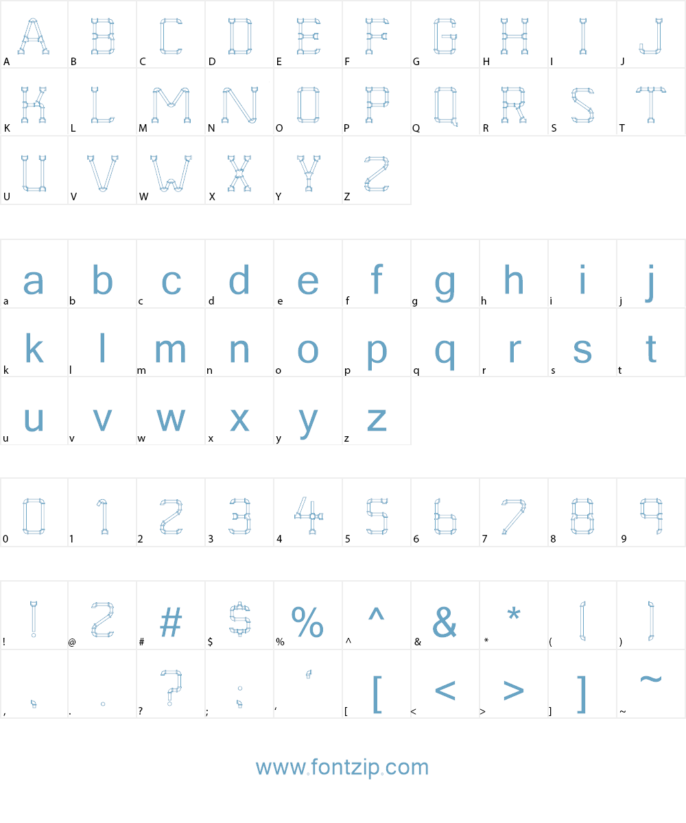 Pipe Dream Font Character