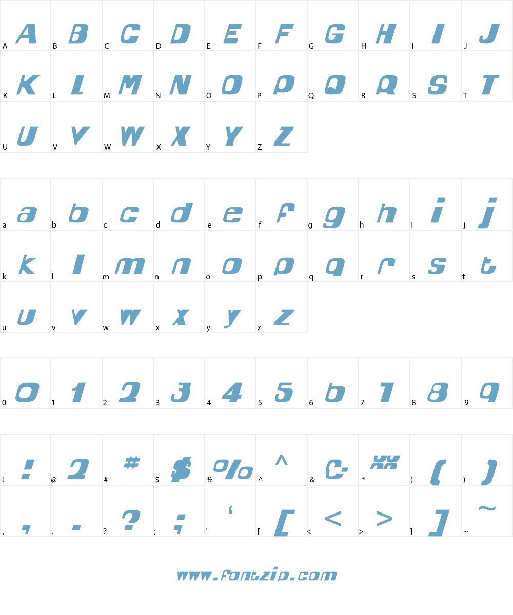 Quel Font Character