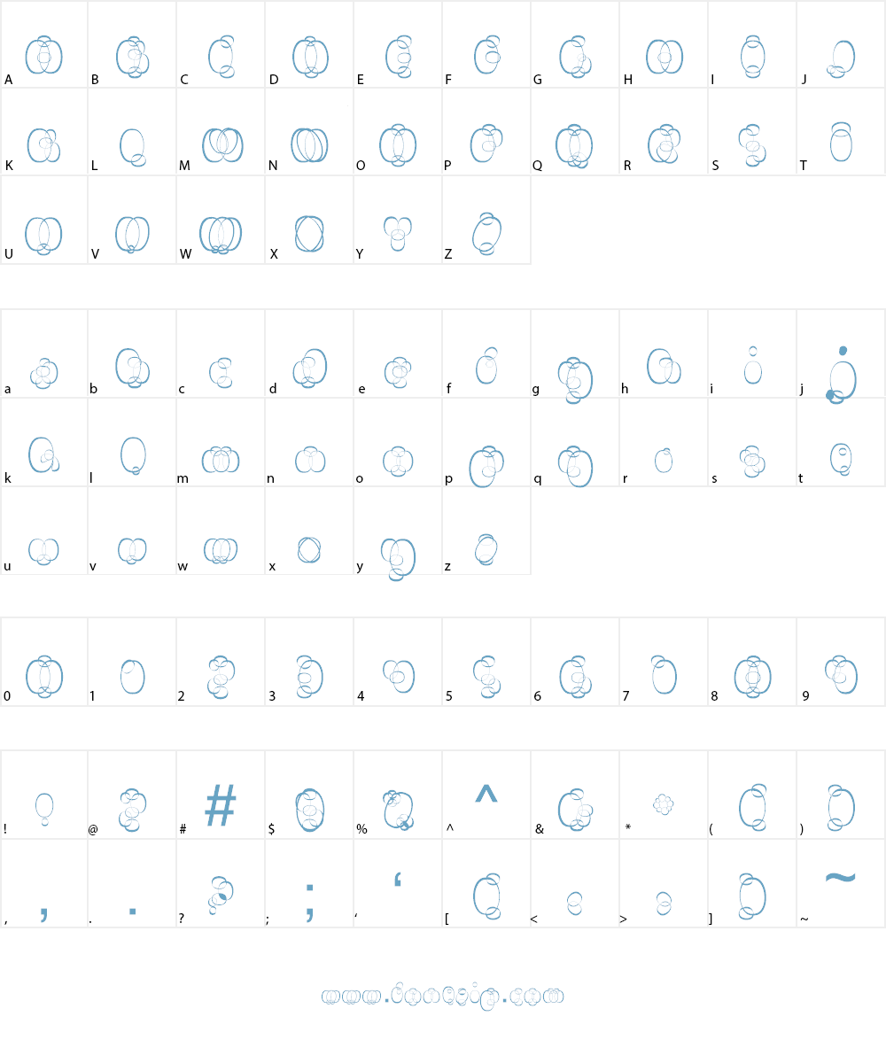 Truck stop Font Character