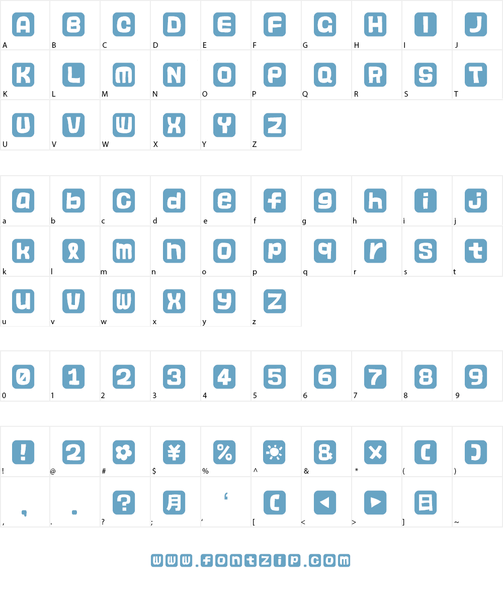 hanko Font Character