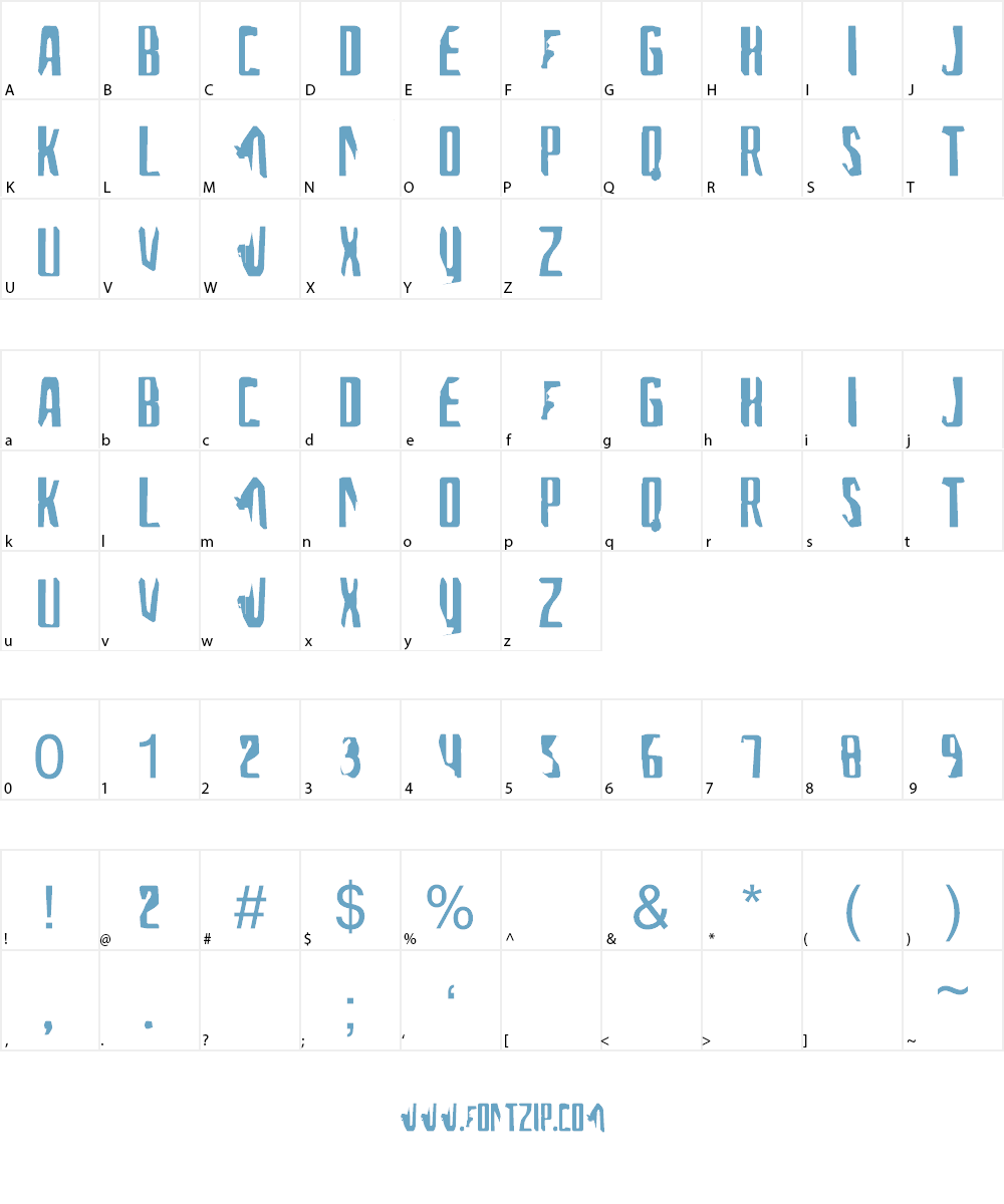 A Font For The Computer People Font Character
