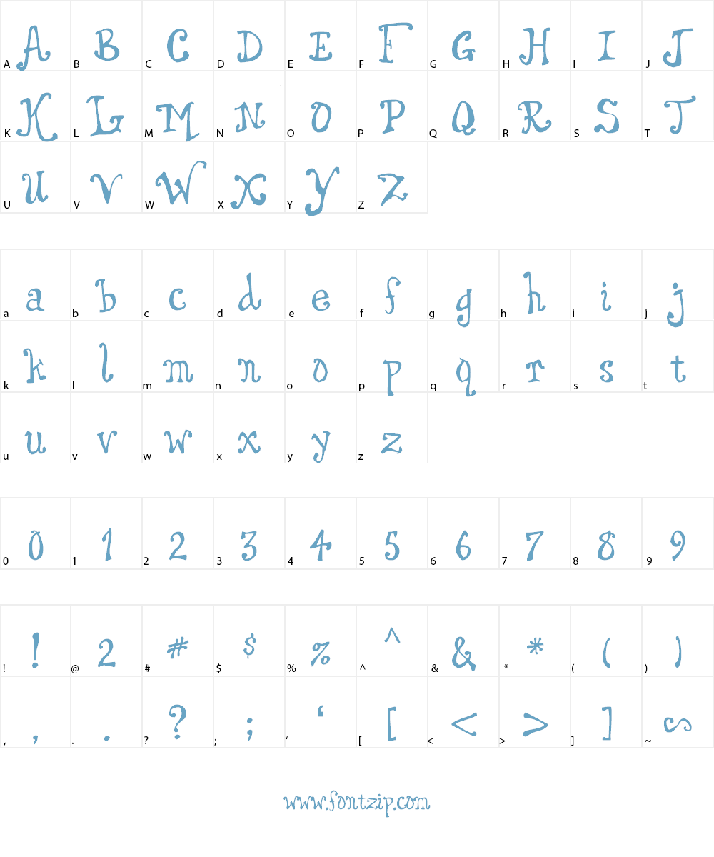 Dingle Berries Font Character