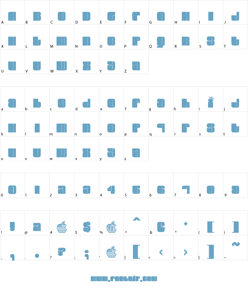 Elvis Font Character