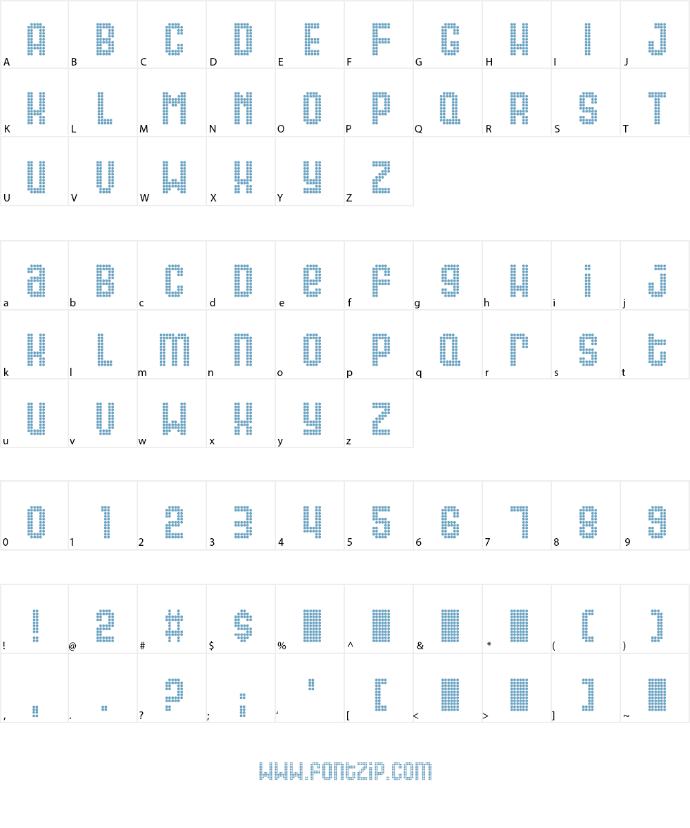 Gas Font Character