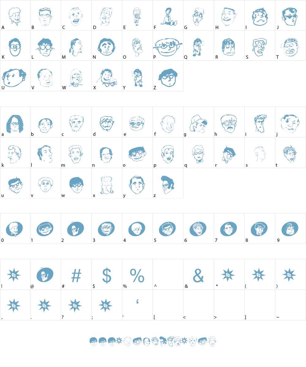 GeekBats Font Character