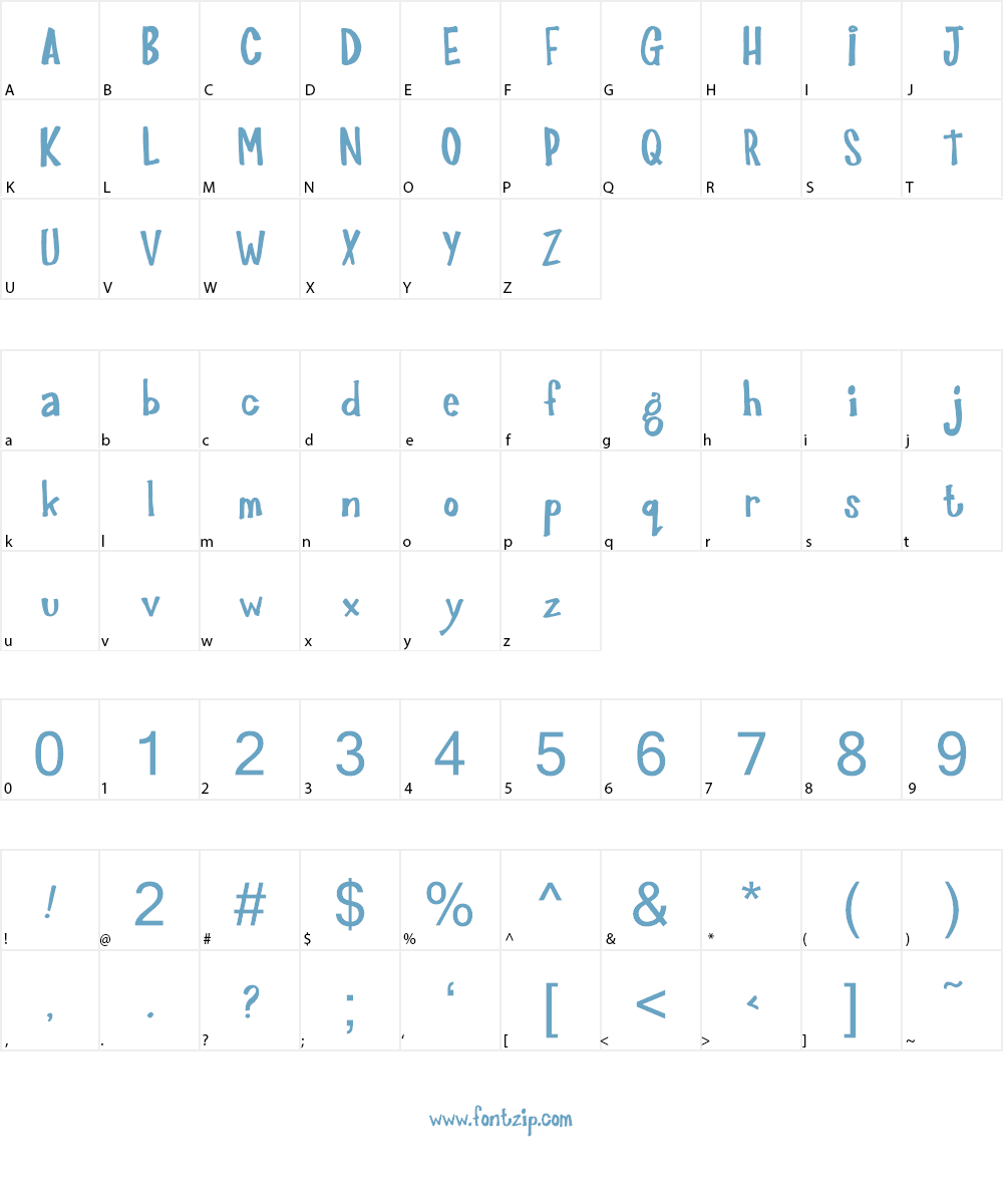 Joinks! Font Character