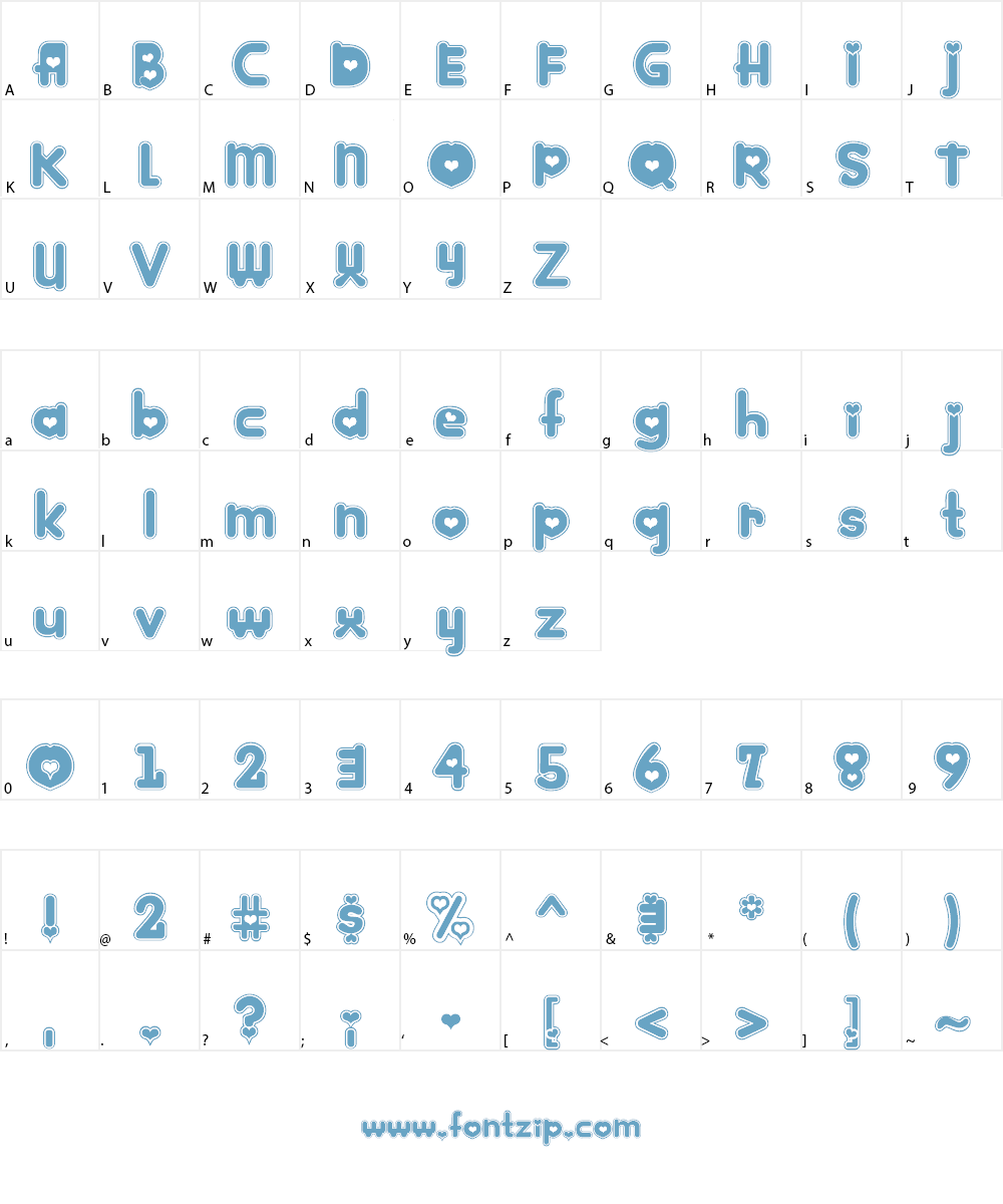 Kinkie Font Character