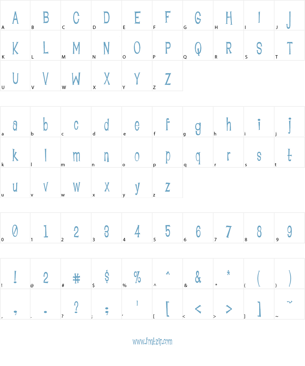 Lounge Bait Font Character