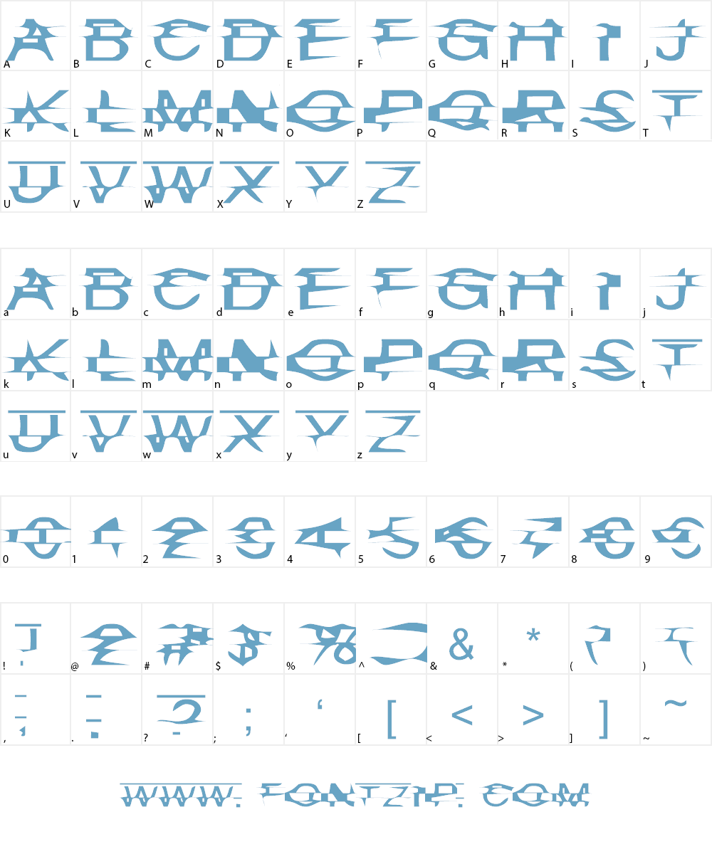 Misplaced Font Character