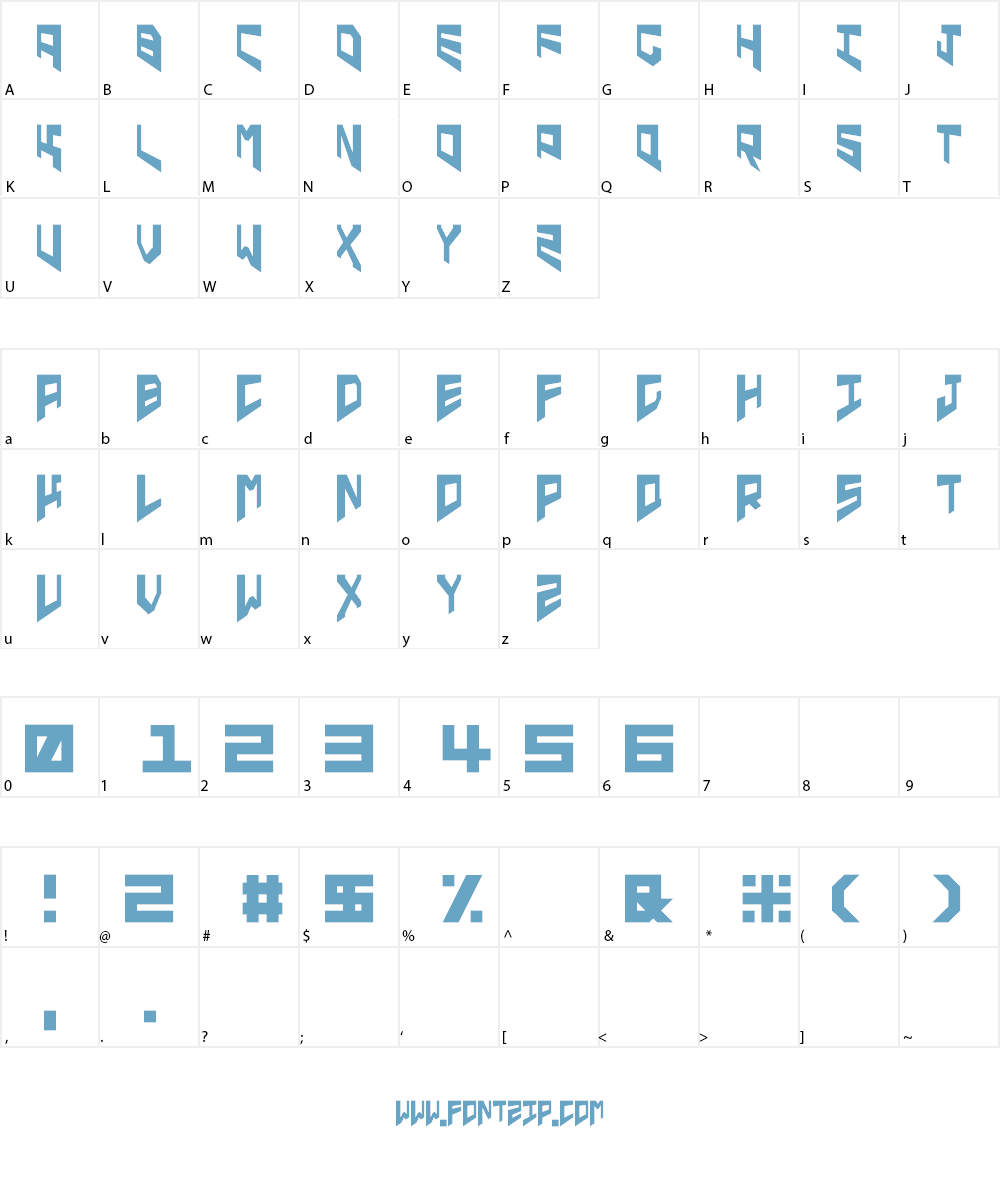 pers Font Character