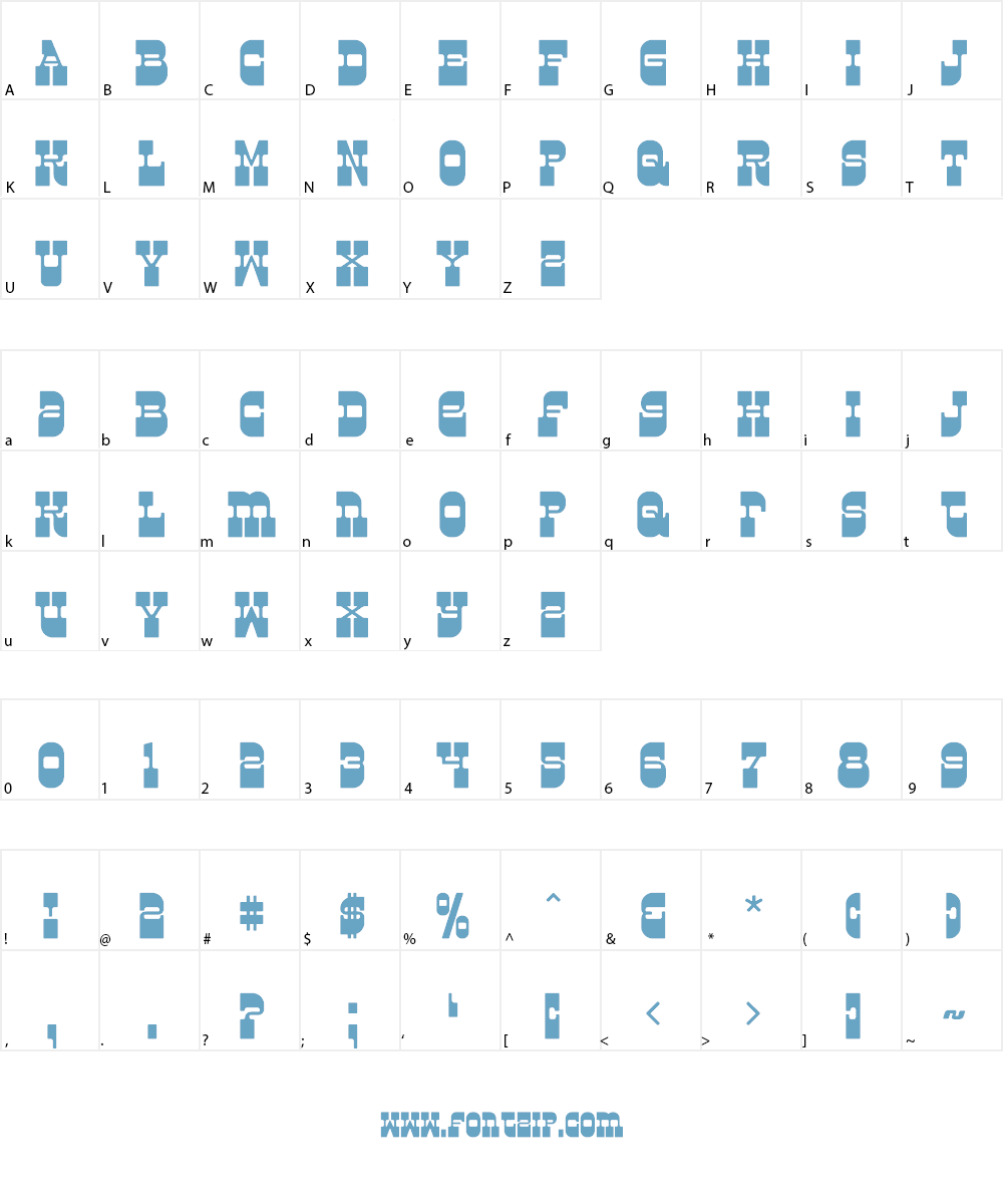 Superfly Font Character