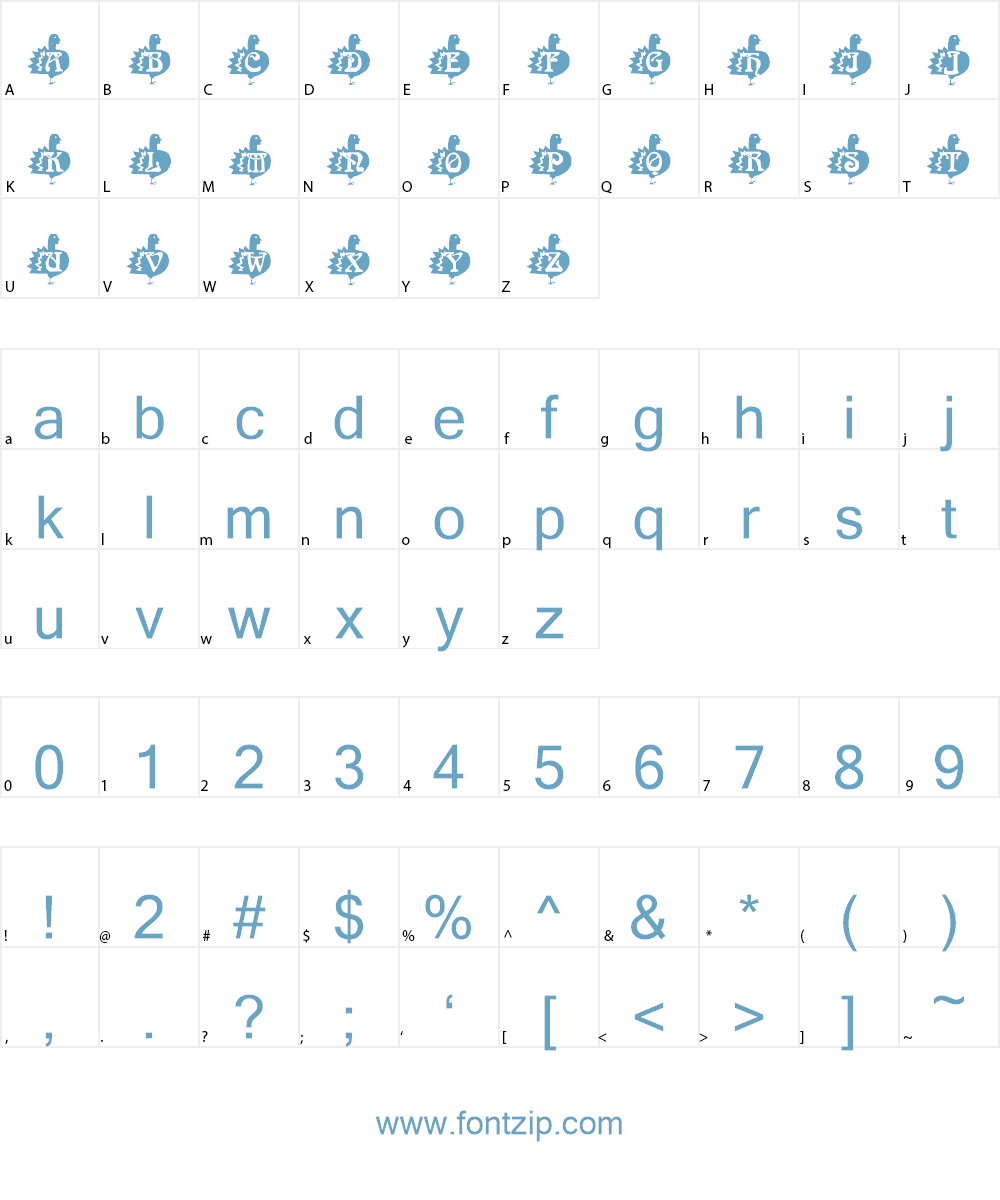 Thanks1 Font Character