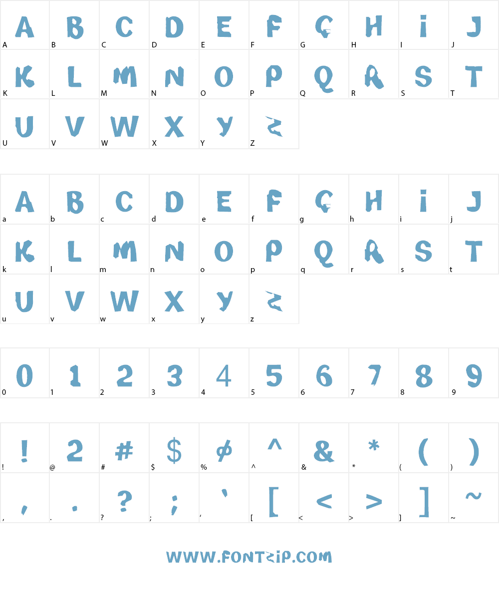 Wicked System Font Character
