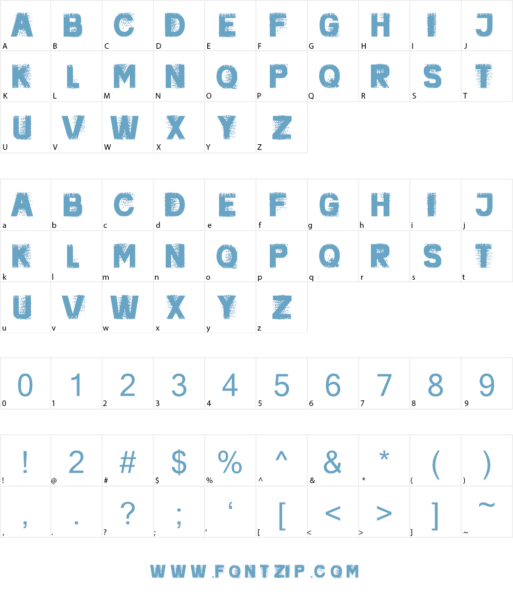 faxmachine Font Character