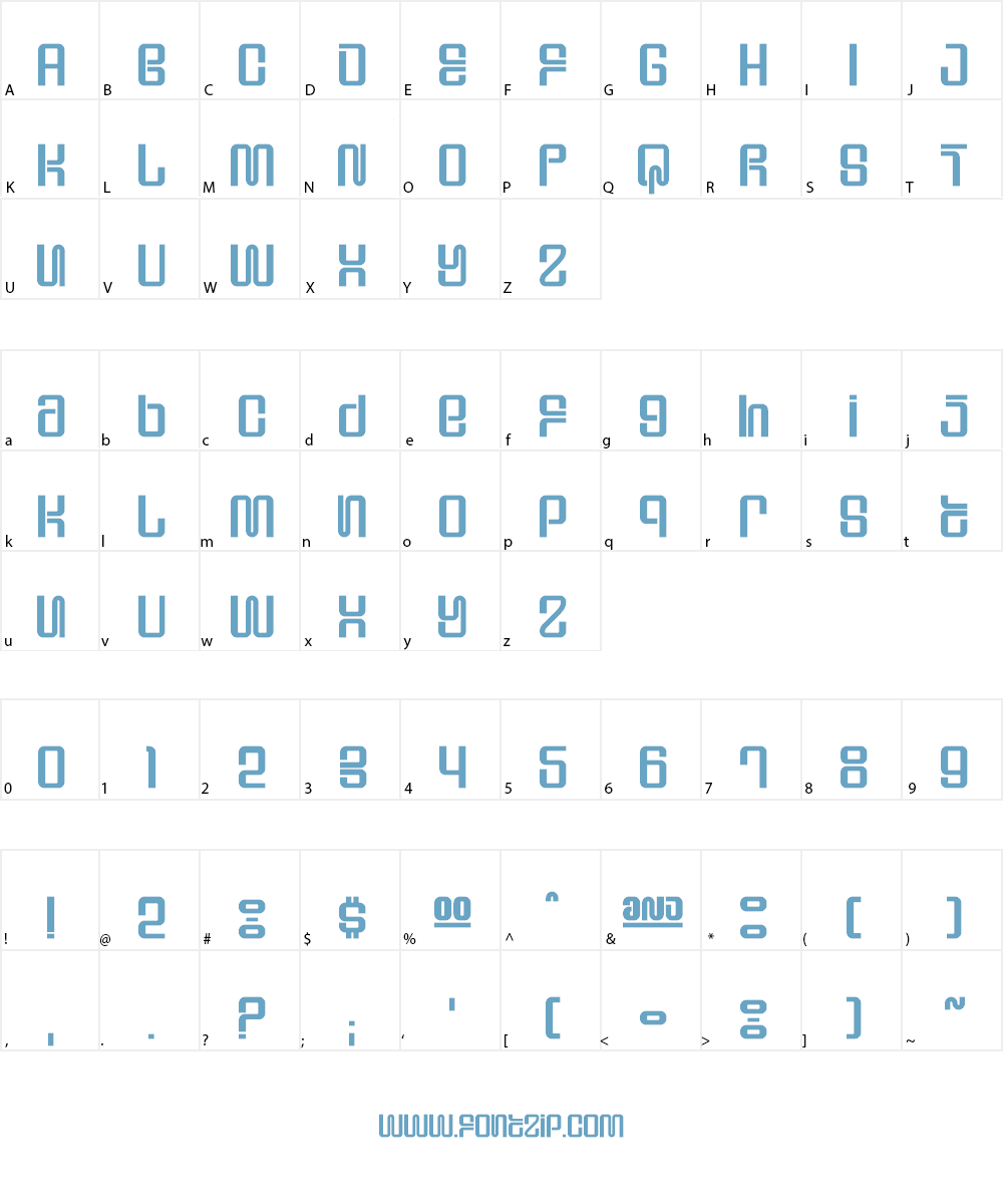 Supervixen Font Character