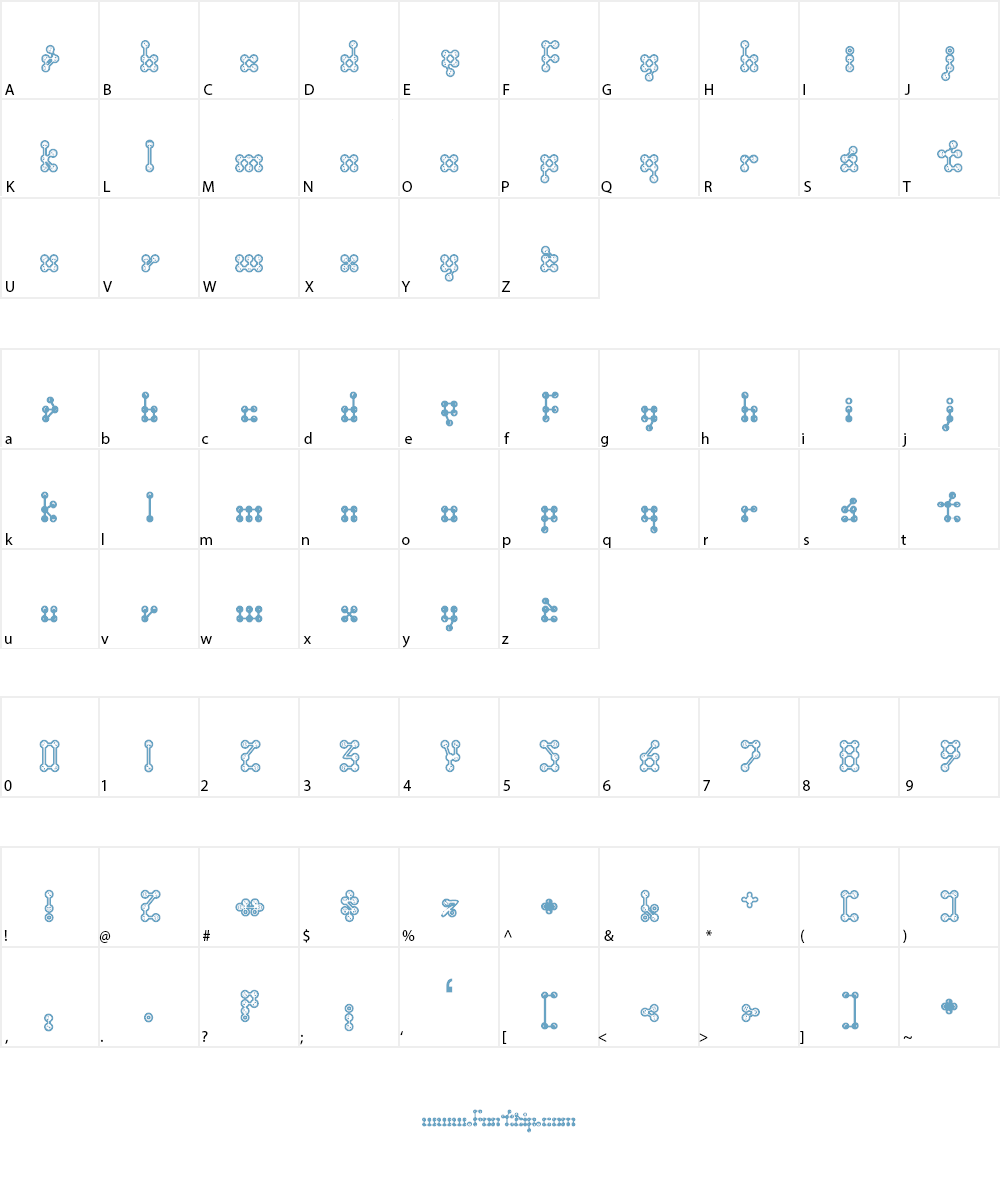 Wednesday Font Character