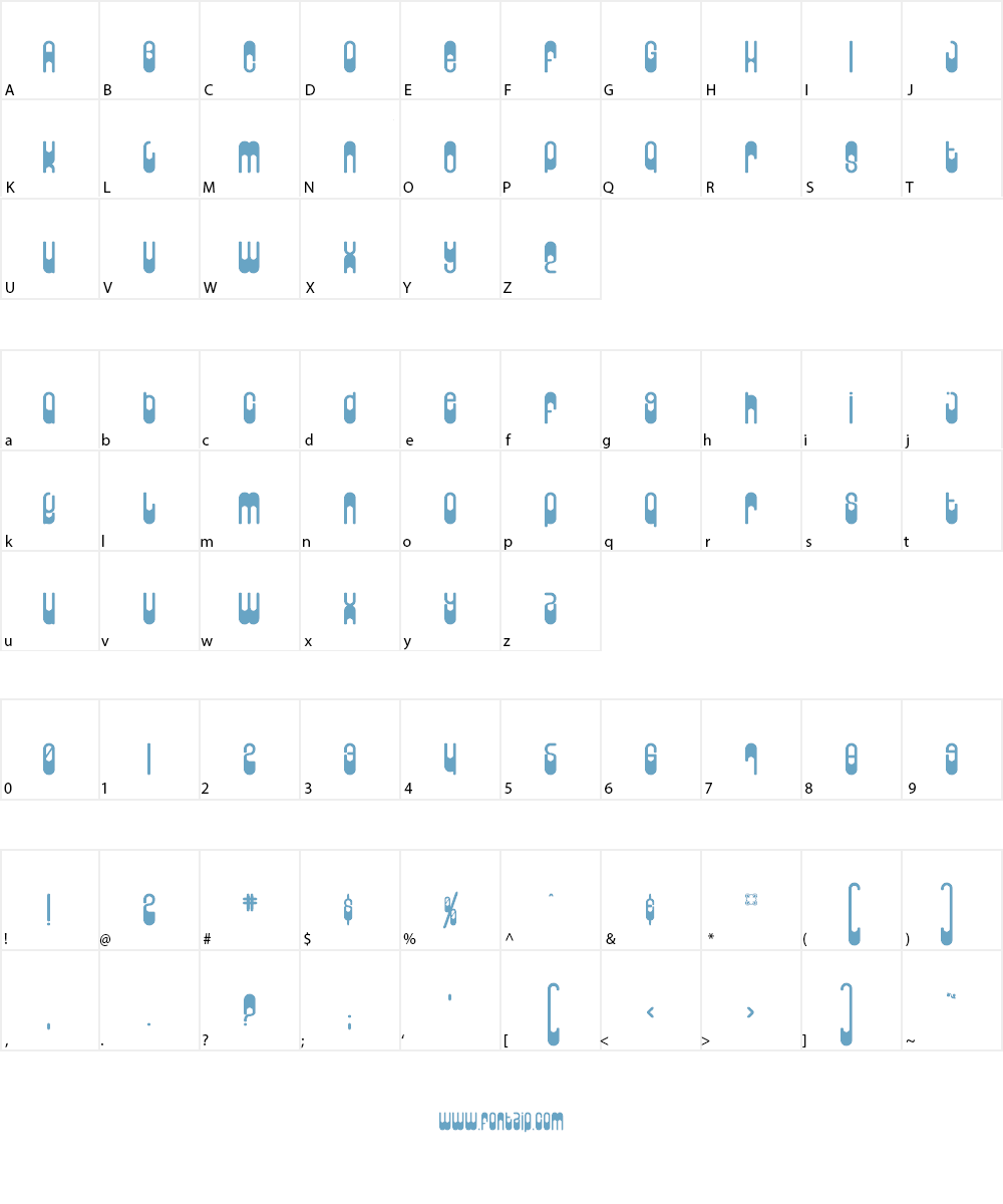 Wunderland Font Character