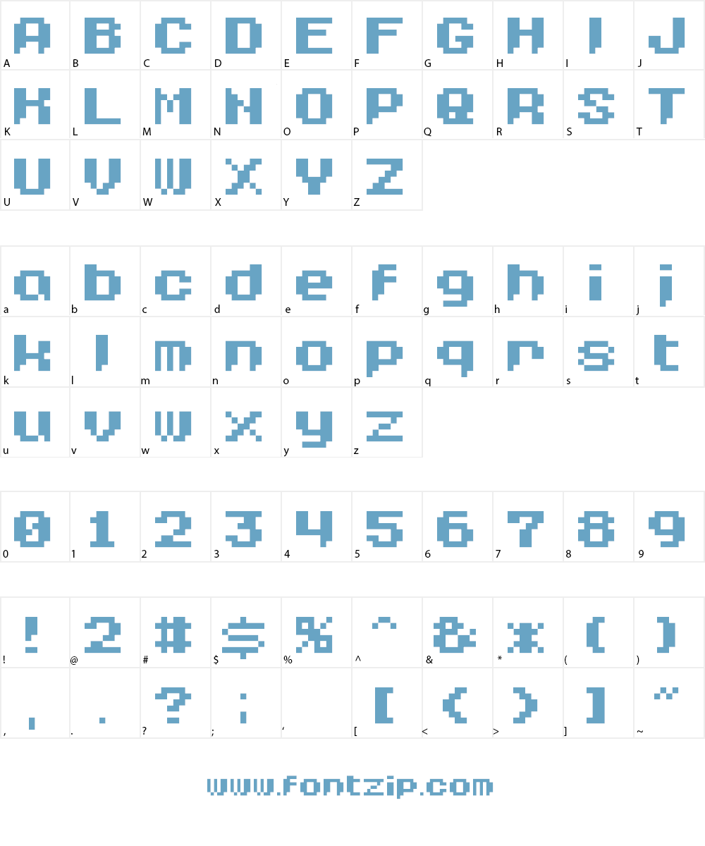 Bc.BMP07 Font Character