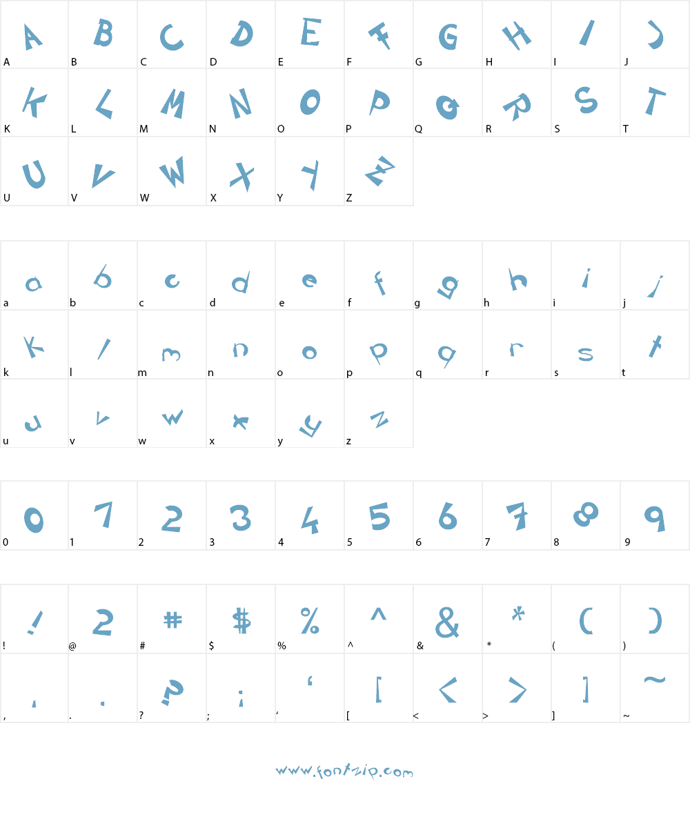 CIRCLINE Font Character