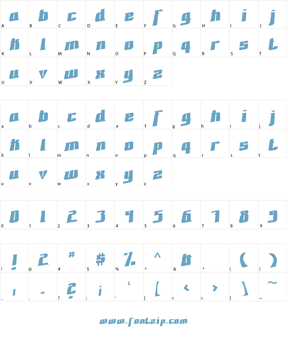 Fontovision Font Character