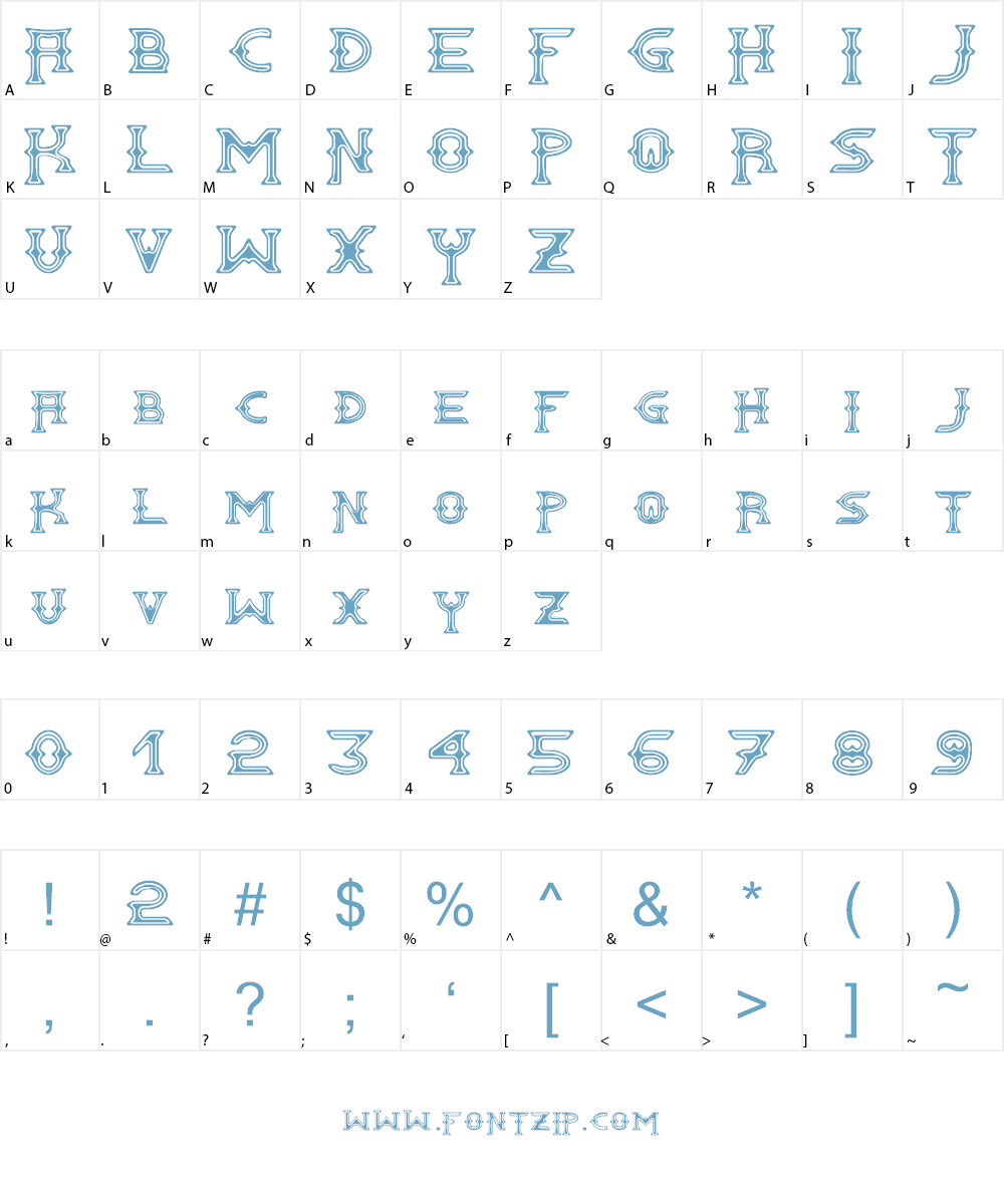 Gawain Font Character
