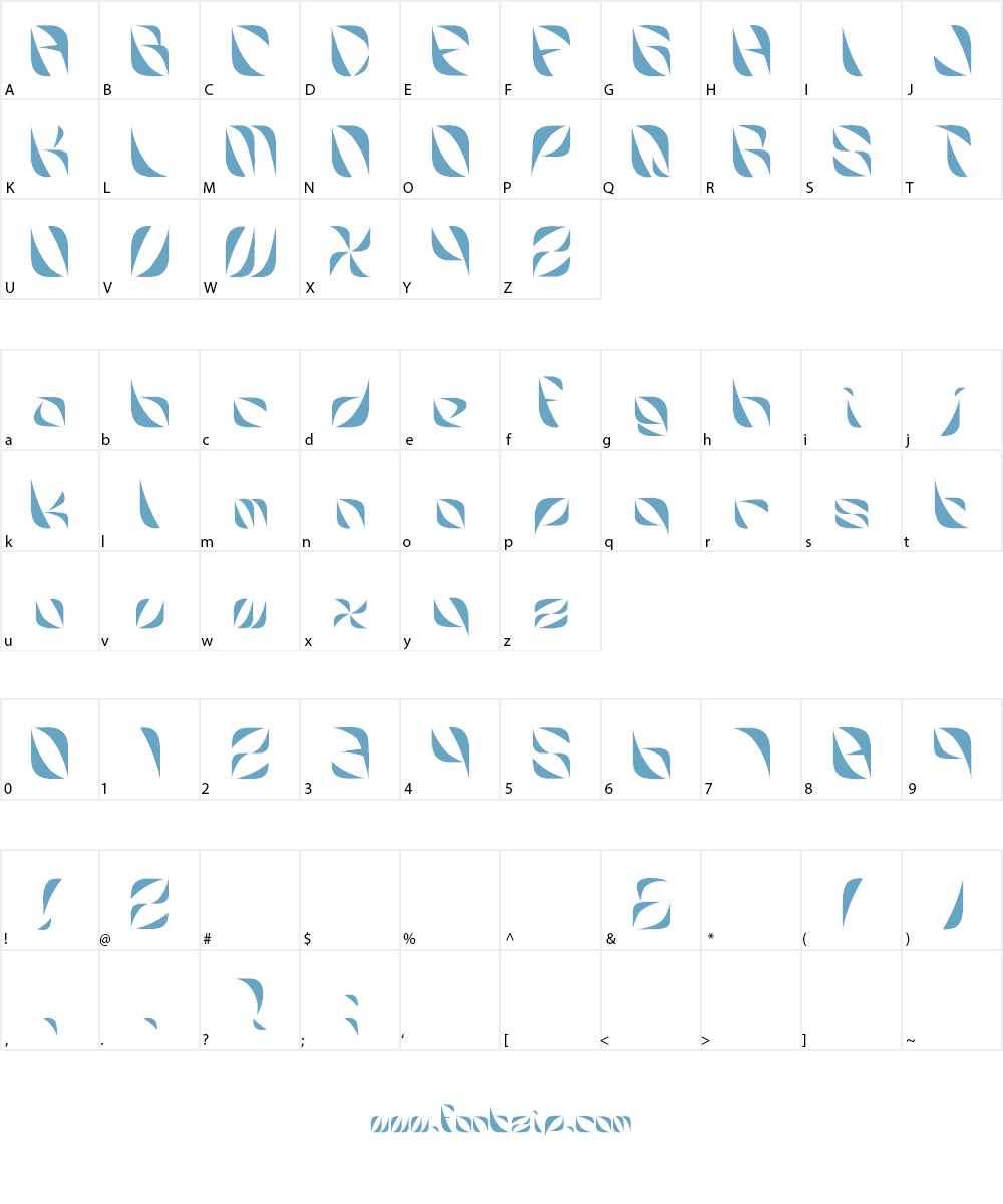 Harb Font Character
