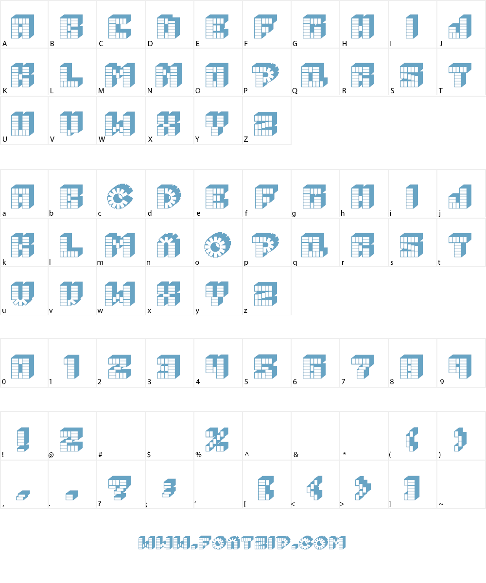PEZ Font Character